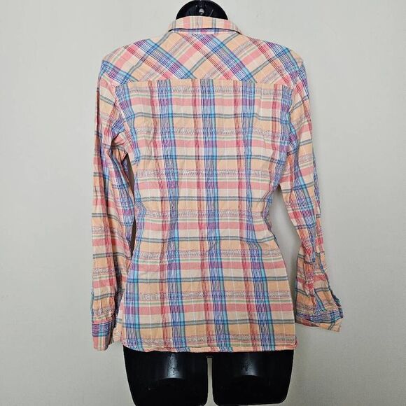 Eddie Bauer Plaid Button Up Shirt - Picture 6 of 7